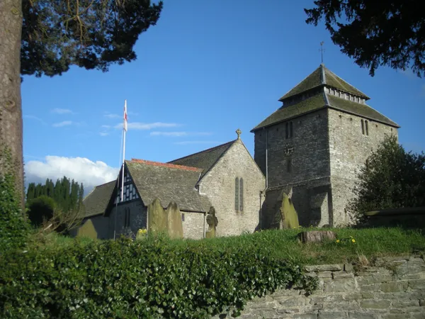 St. George's Church, Clun, near to Clun, Shropshire, Great Britain.