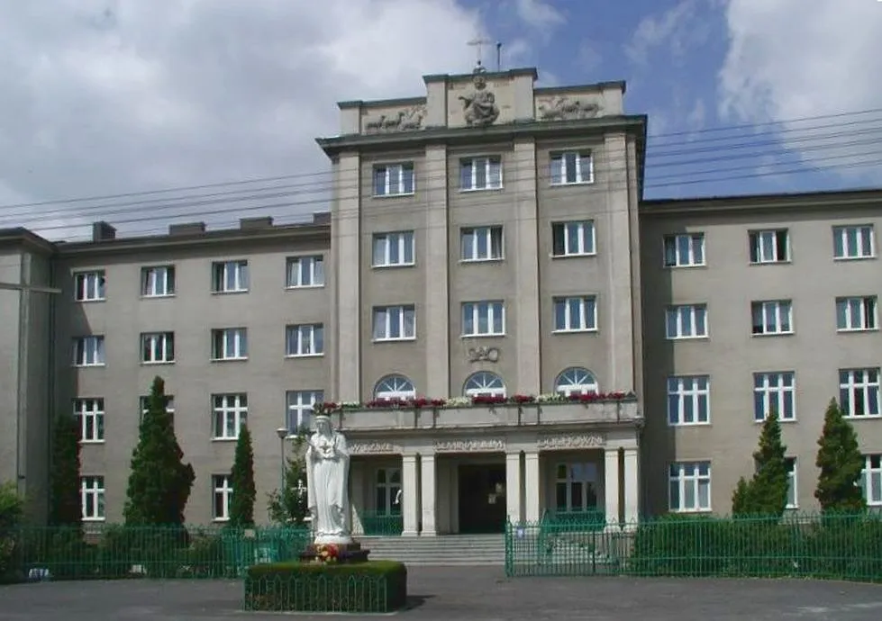 The main building of the Pallottine Seminary in Ołtarzew, Poland
