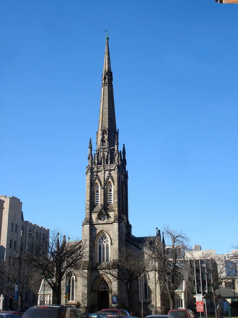St. Paul's Presbyterian Church National Historic Site of Canada, Hamilton, Ontario. Built in 1854-1857 for the Anglican congregation of St. Andrew’s.