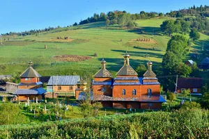 Saint Michael Archangel Orthodox church in Karpatske