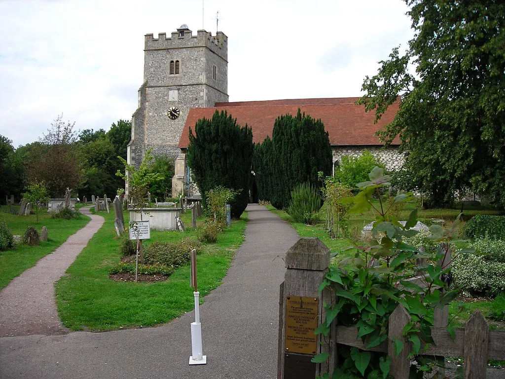Church of England parish church of the Holy Trinity, Cookham, Berkshire: view from the south