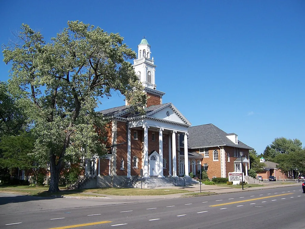 The Irondequoit Church of Christ, which was originally built in 1926 and was the first permanent church building in the town of Irondequoit, New York. When it built, it was known as the United Congregational Church of Irondequoit and it is listed on the National Register of Historic Places. The 1910 Woman's Christian Temperance Union hall and church school are attached.
