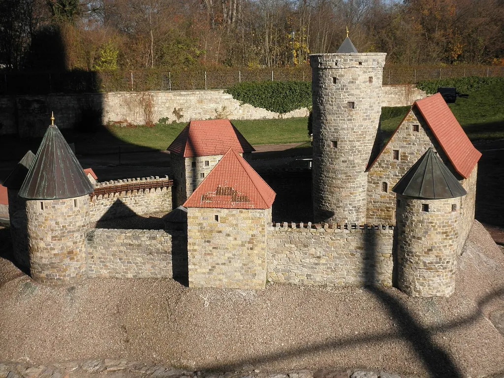 Former Castle Käfernburg in Thuringia