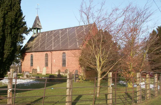 Church of S Raphael and Isidore, Petton, Shropshire, seen from the southeast