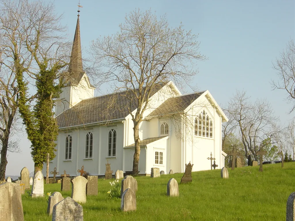 Gjemnes kirke, Gjemnes in Møre og Romsdal, Norway.