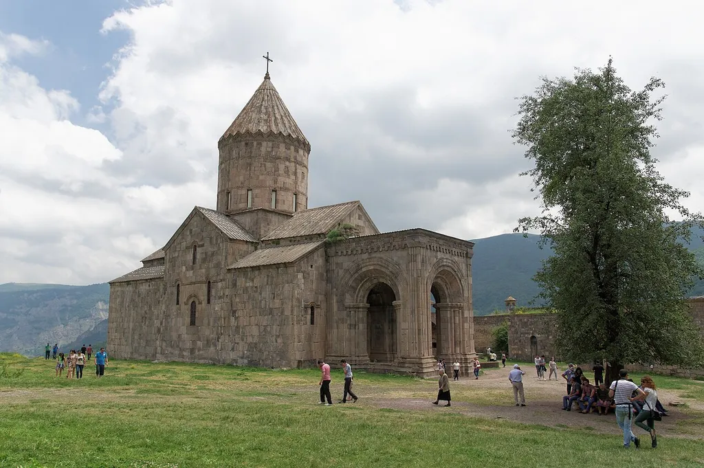Church. Tatev Monastery, a 9th-century Armenian monastery. Tatev, Armenia.