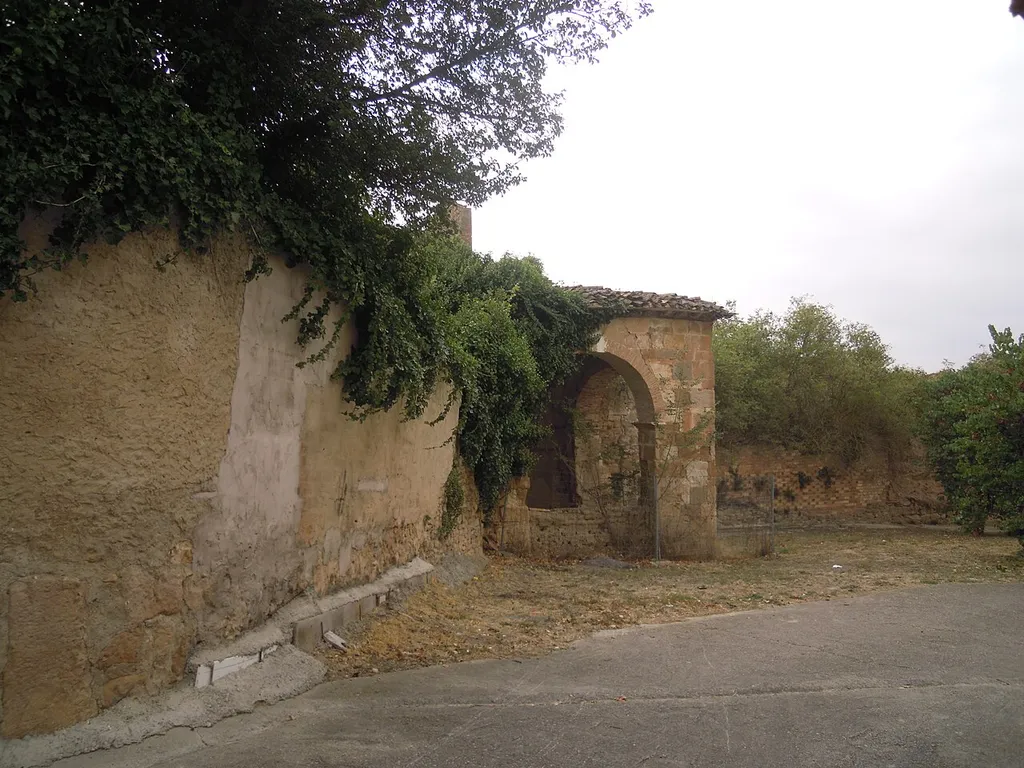 Ruins of Monastery of Santa María de Vileña founded in 1222 by Queen Urraca López de Haro