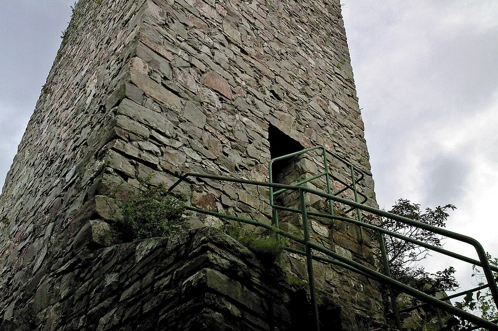 Aussichtsturm, Burg Koppenstein, Gemünden, Hunsrück
