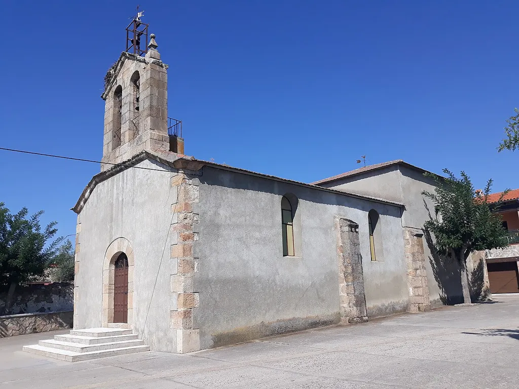 Vista general de la Iglesia de La Purísima Concepción de Carpio de Azaba