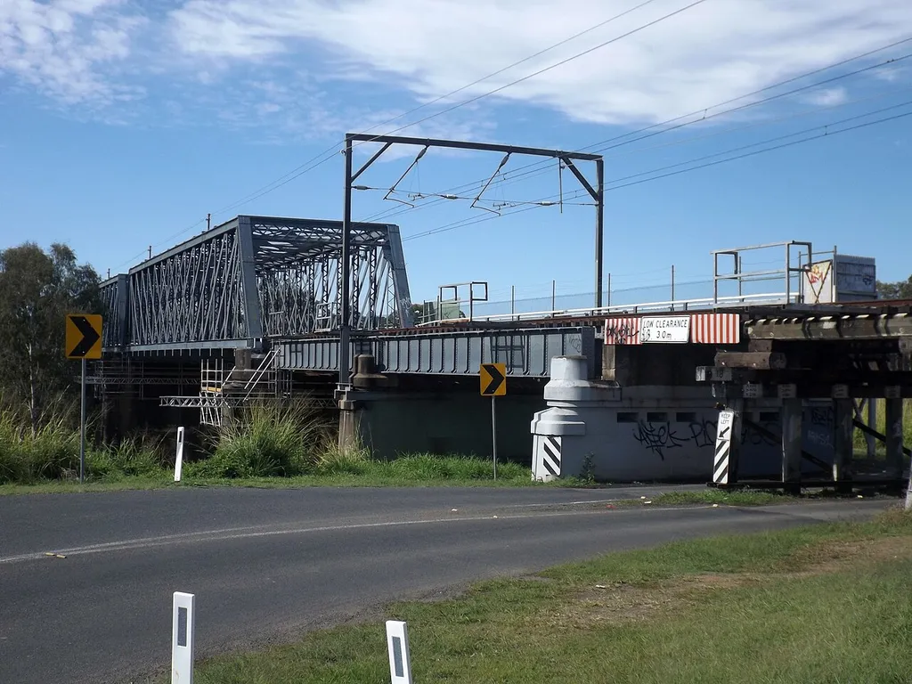 Photo of Sadliers Crossing Railway Bridge at Wulkuraka Ipswich, Queensland, Australia.