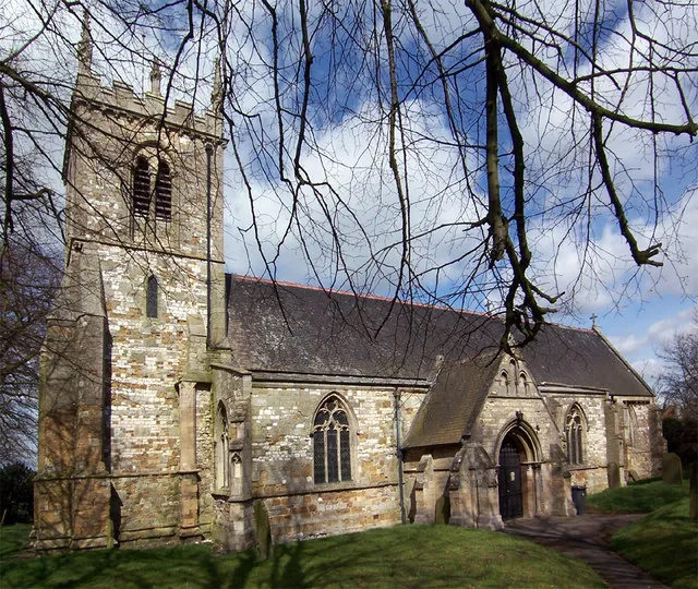 Thornton Curtis - Church of St. Lawrence. This church is surrounded by trees making photography difficult.