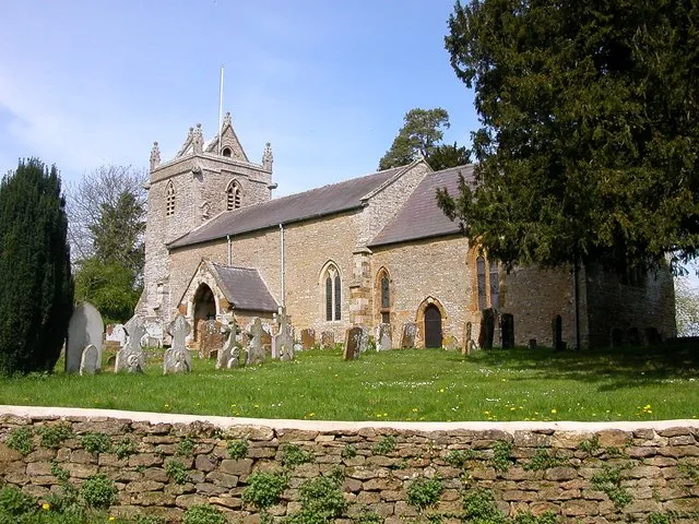 Church of England parish church of Saint John the Baptist, Thorpe Mandeville, Northamptonshire: view from the southeast