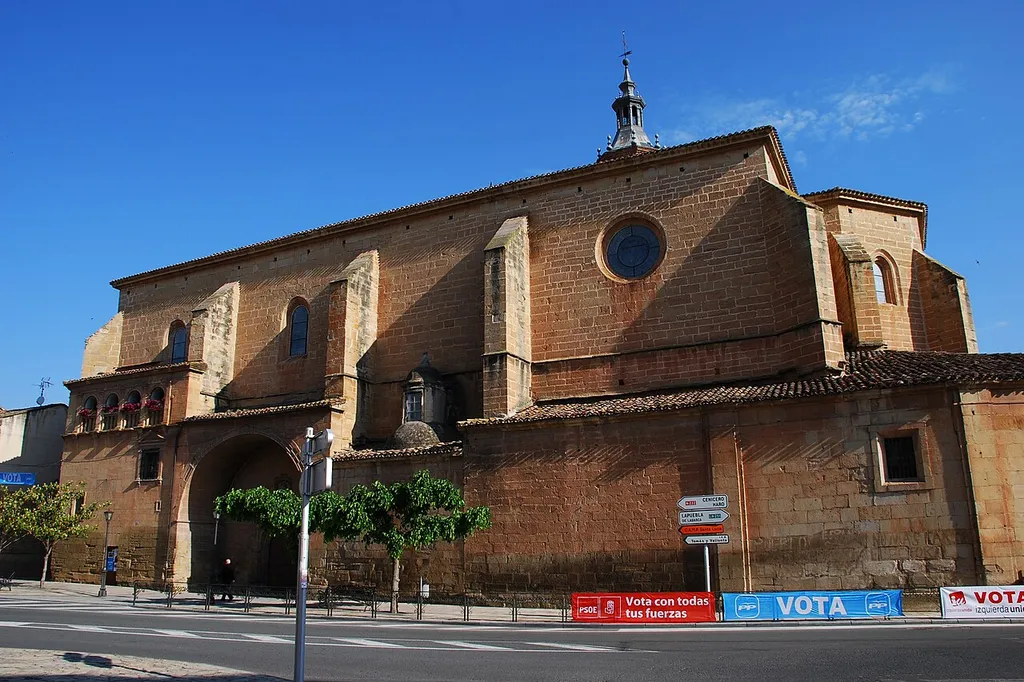 Iglesia de Santa María en Fuenmayor, La Rioja - España.