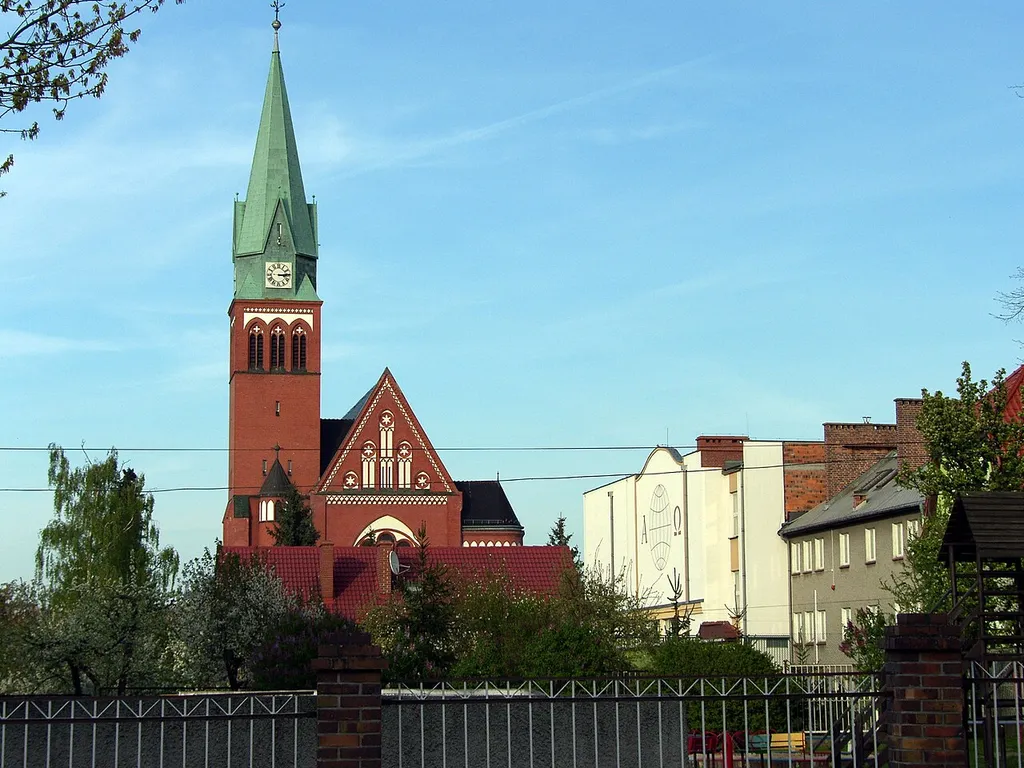 Żary, ul. 11 Listopada 30 - kościół parafialny p.w. Wniebowzięcia NMP, 1914-1917