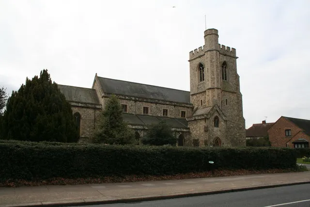 Parish church of St John the Baptist, St John's Road, Isleworth, Middlesex, seen from the northeast