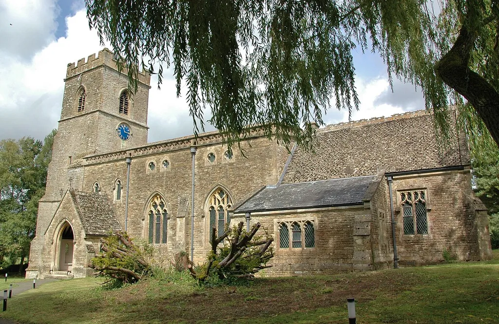South side of the Church of England parish church of St Mary, Upper Heyford, Oxfordshire
