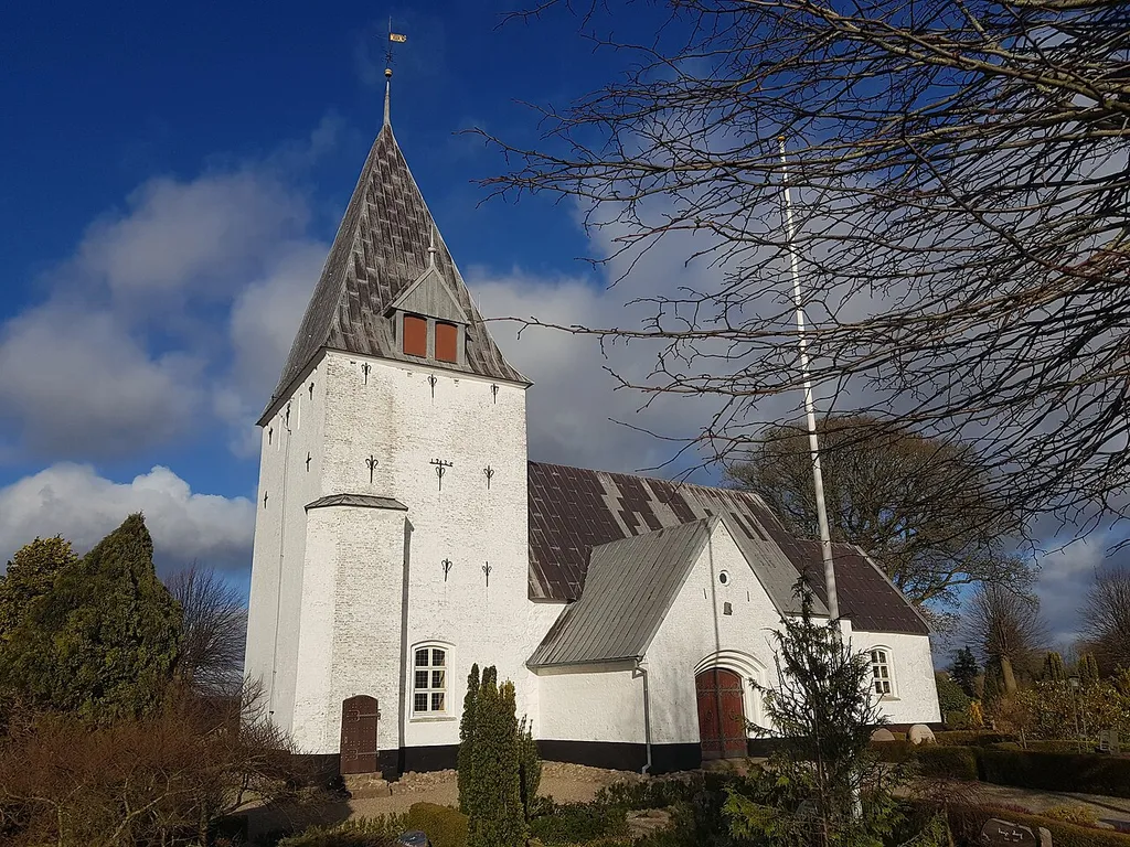 Åstrup Kirke øst for Haderslev