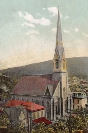 St Edward's Church in Shamokin,Pennsylvania