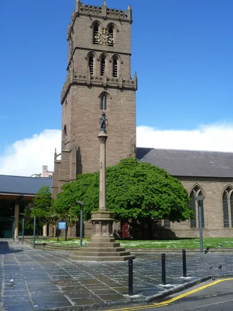 Steeple Church and Burgh Cross, Nethergate
