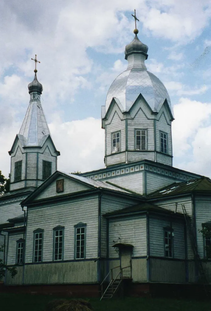 Church in Kobyzhcha, Chernihiv Oblast, Ukraine