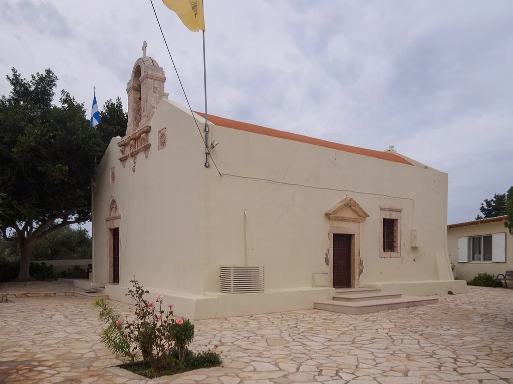 The church of Mary in Skepasti, Mylopotamos. It was built between 1586 and 1592.