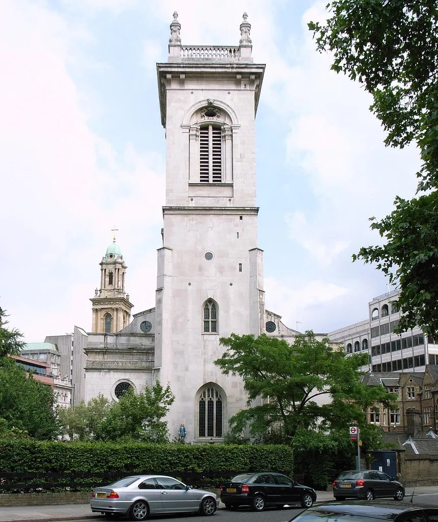 St Andrew Holborn (1684-90) by Christopher Wren