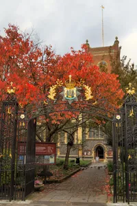 Memorial Gates outside Church of All Saints
