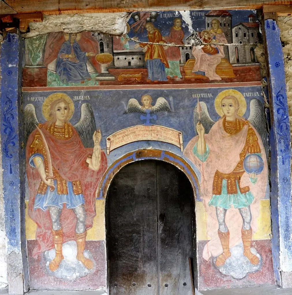 Nativity of Mary Church in Dolno Kleshtino Kato Kleines Fresco