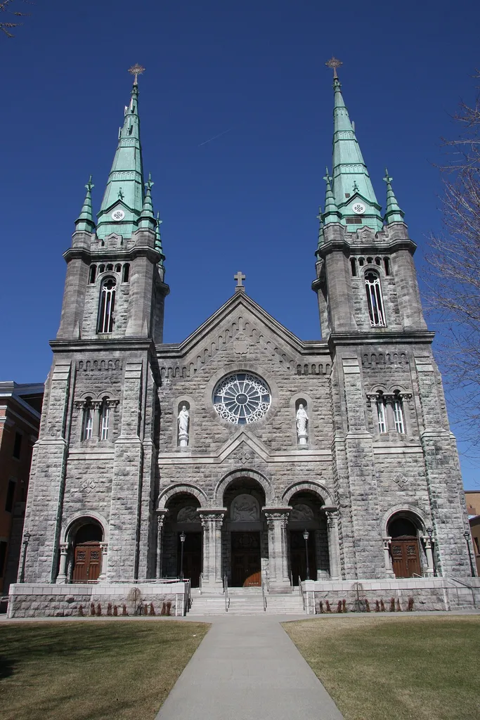 Cathédrale de Saint-Hyacinthe, Québec, Canada.