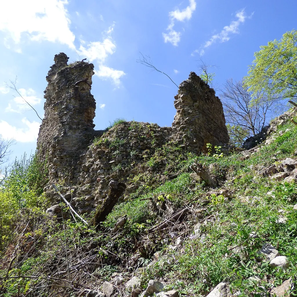 Utvrda Dobra Kuća nedaleko Daruvara se prvi put spominje 1335. godine. Nalazi se u šumovitom kraju na vrhu uzvišenja s strmim prilazom. Utvrdu su činile tri prostorije za stanovanje, branič kula, ulazna vrata i cisterna u središtu dvorišta.
