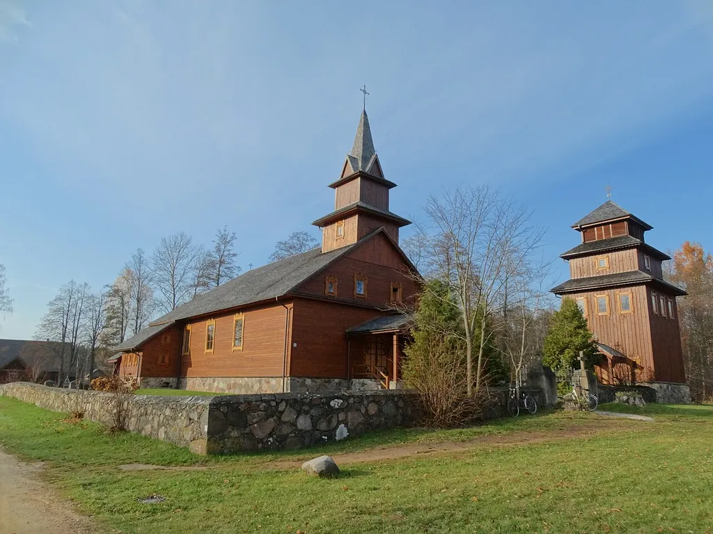 Catholic church of Saint Casimir, Baltriškės, Zarasai district, Lithuania