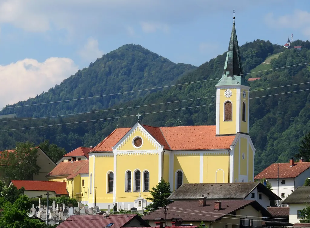 St. Pancras's Church in Griže, Municipality of Žalec, Slovenia