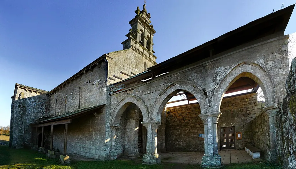 Paorámica da Igrexa de Vilar de Donas - Palas de Rei (Provincia de Lugo - Galicia)