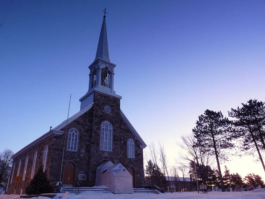 Église de saint-Modeste au Bas-saint-Laurent (Québec)