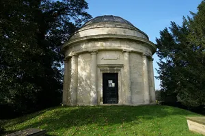 Thompson Mausoleum approximately twenty metres south west of the Church of the Holy Trinity