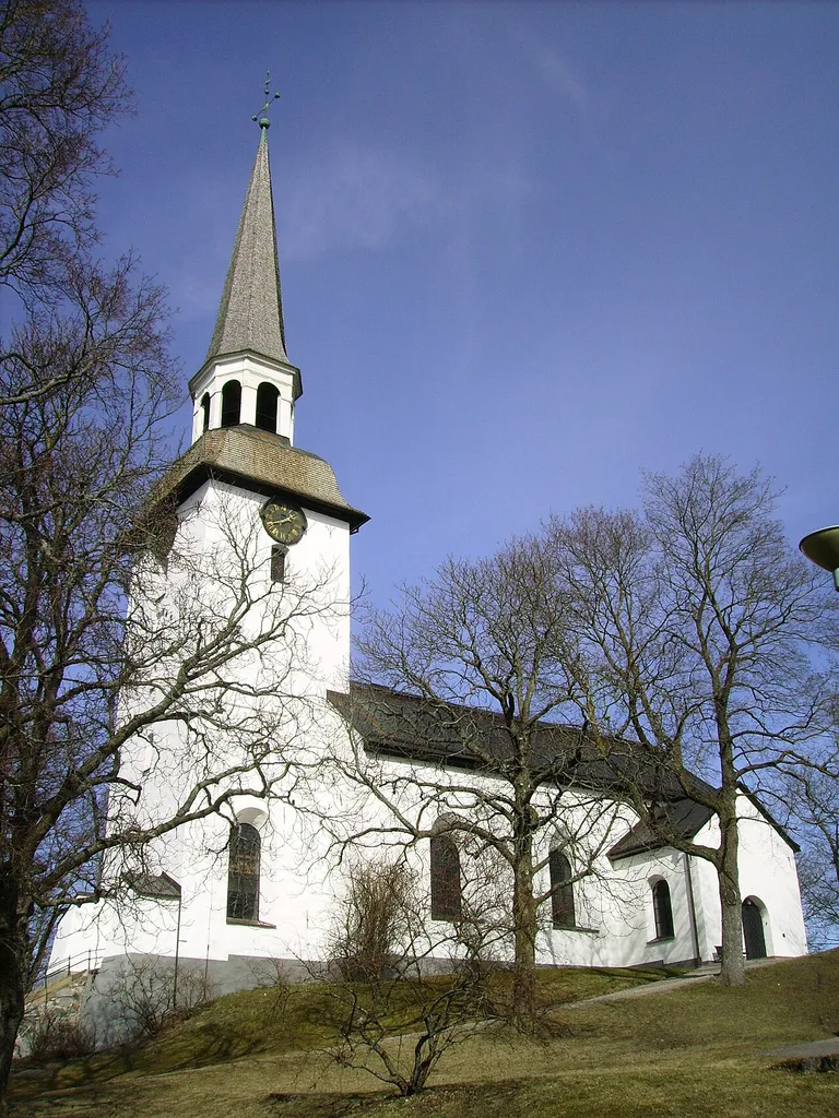 Picture of the church in Mariefred, march 2009.