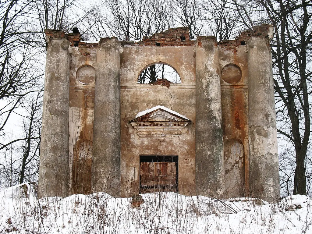Catholic church in Ravanichi, Belarus.