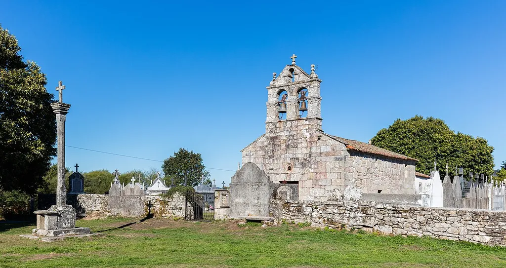 St James church, Lestedo, St James's Way, Lugo, Spain
