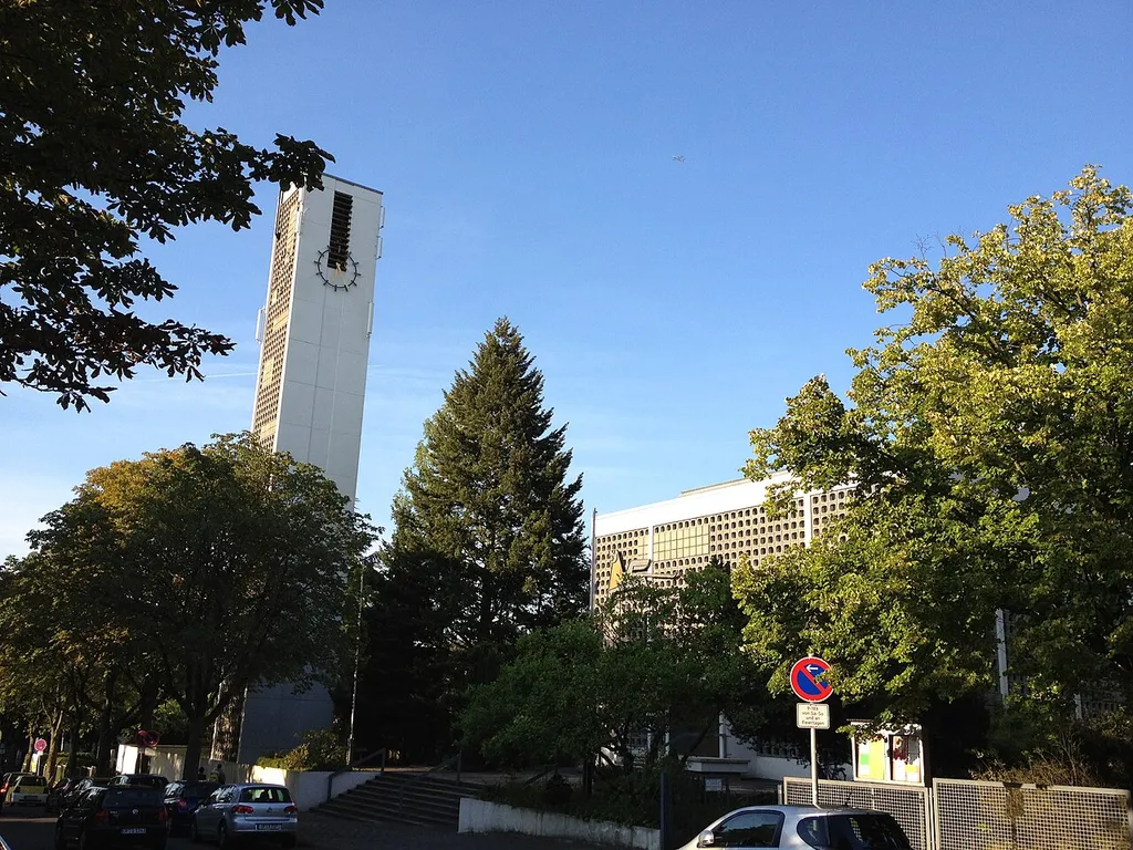Protestant church "Markuskirche" in Offenbach, Hesse, Germany
