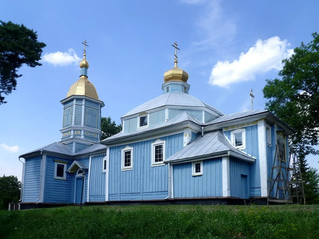Успенська церква (дер.) (1780 рік) - вигляд з південного сходу - Шепель (вул. Нова) Луцький район Волинська область Україна