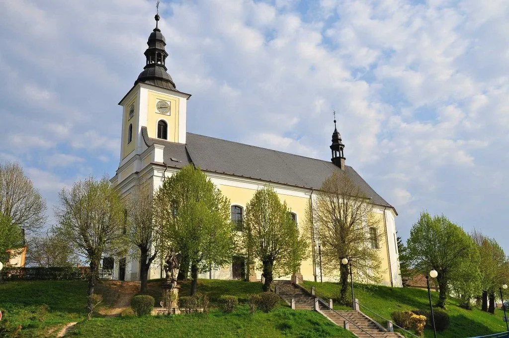 Church of Saint George in Velké Opatovice, Blansko District, the Czech Republic.