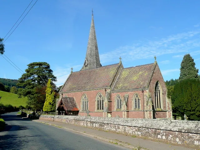 St. Mary the Virgin's church, Flaxley Glowing in early autumnal sunshine.