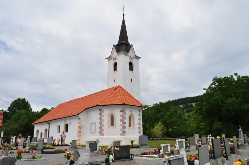 St. James the Greater church in Naklo, Črnomelj (southeastern Slovenia).