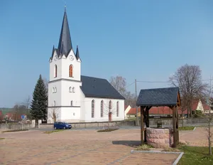 church and cemetery Oberwiera