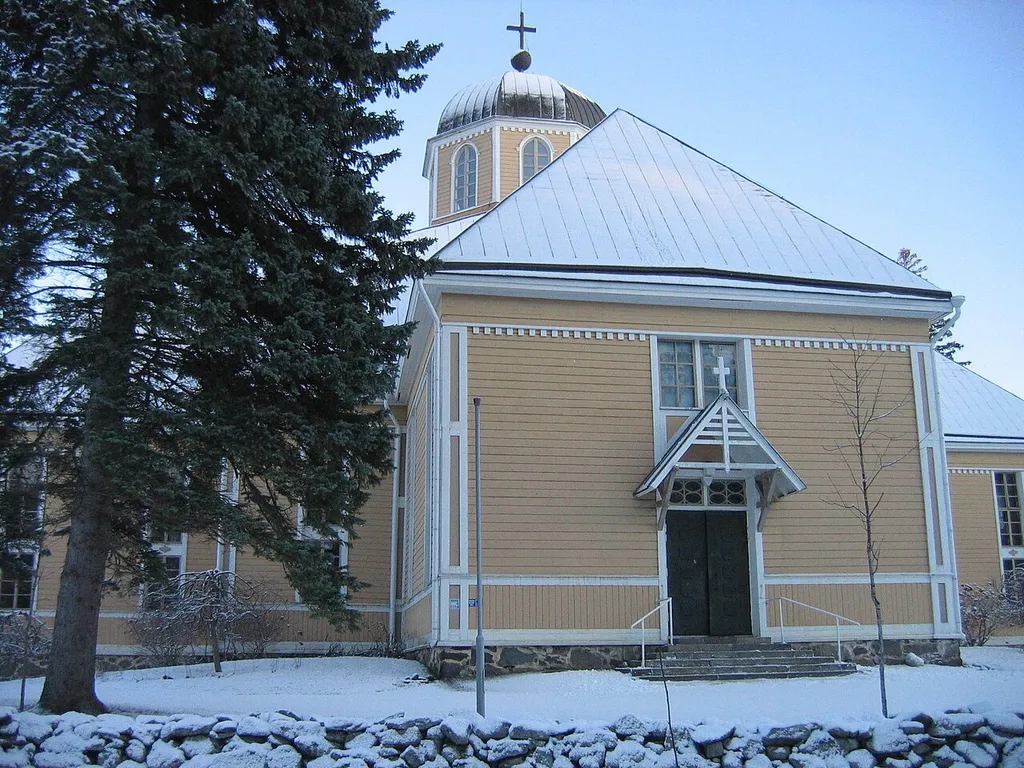 Church of Parikkala municipality centre, Finland
