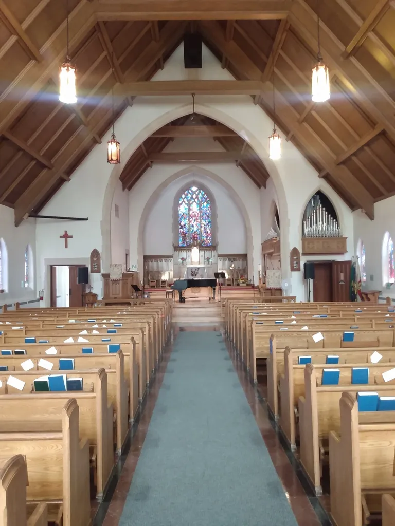 Interior (sanctuary) of the Trinity Anglican Church, Ottawa