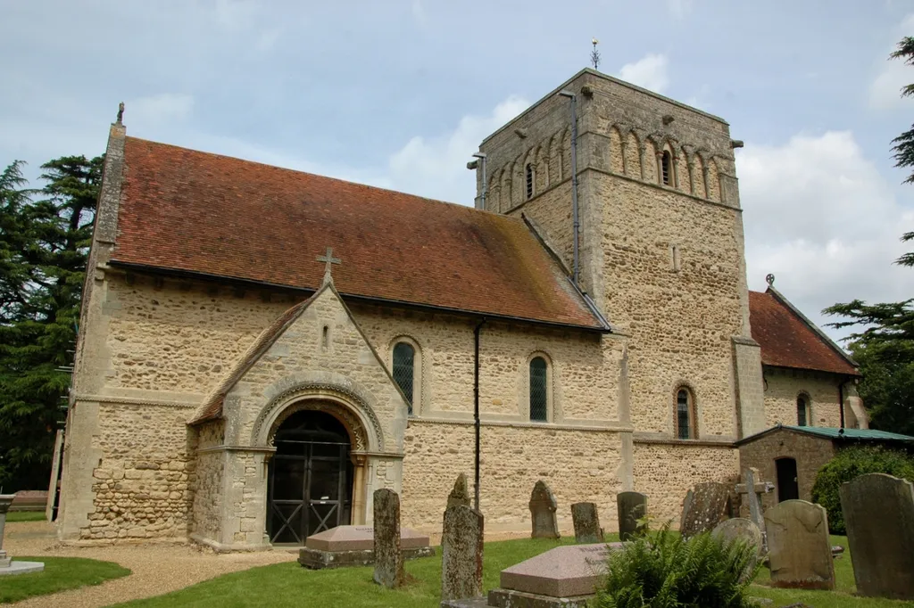 St Michael and All Angels parish church, Stewkley, Buckinghamshire, seen from the southwest