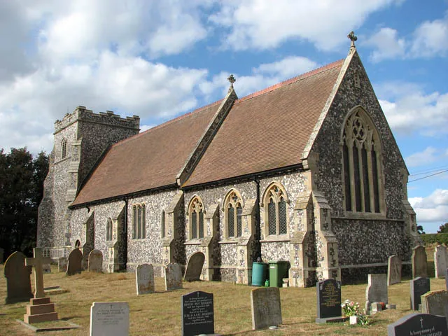 St Botolph's church. In the late 12th century St Botolph's church > 1520246 was given to Hugh, Abbot of Langley (the abbey > 1342980 was situated just across the River Yare) in exchange for a church in Buckinghamshire. Until its reconstruction in 1881 the church remained a simple rectangular structure with a thatched roof. When the roof was removed in 1907 the walls collapsed outwards and little of the original building remained standing but a Norman doorway > 1520174 can still be seen in the south wall. The rebuilding of St Botolph was connected with the closure of the neighbouring St Edmund's church > 627777 in Southwood, the ruin of which is still standing. The east window > 1520255 was designed and installed by a firm in Great Yarmouth who also designed the reredos and pulpit but all records were lost during the war. A 17th century Flemish tapestry > 1520261 originating from St Edmund's church in Southwood can be seen on the nave south wall. The C13 font > 1520270 came from St Edmund's also.