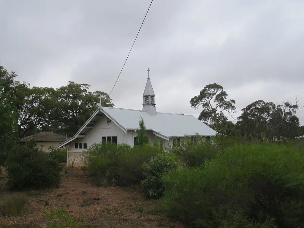The heritage listed St Mildred's Anglican Church, Tenterden, Western Australia.
