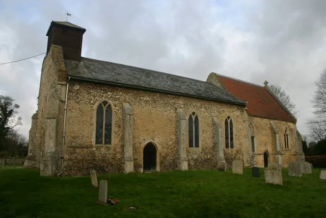 Bridgham Church Dedicated to St Mary the Virgin; viewed from the south side.